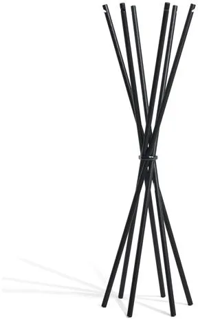 Møbel Copenhagen Coat Vaateripuu Mustalakattu Saarni/Satiini Musta